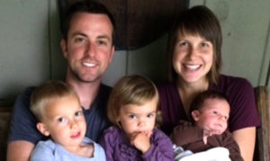 Undated courtesy photo of Jamison and Kathryne Pals, with their children, from left, Ezra, Violet and Calvin. The family, from St. Paul, were killed Sunday, July 31, 2016 when their van was struck from behind by a semi-trailer truck on I-80 in western Nebraska. The couple was on their way to missionary training in Colorado. Photo courtesy of WorldVenture.
